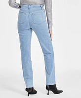 I.n.c. International Concepts Women's High-Rise Straight-Leg Jeans, Exclusively at Macy's