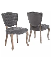 Streamdale Furniture Tufted Chair Set of 2