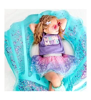 Sweet Wink Little and Big Girls Sparkling Mermaid Tutu Skirt