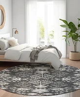 Addison Chantille Machine Washable ACN1156 8'x8' Round Area Rug