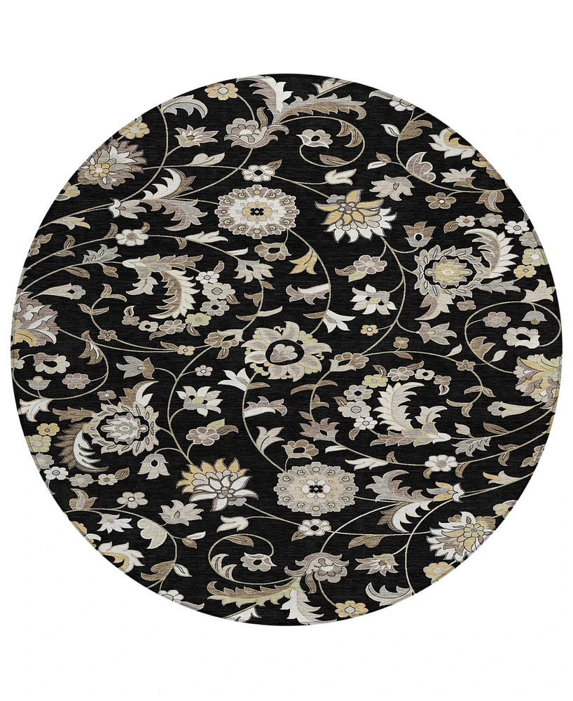 Addison Chantille Machine Washable ACN1006 8'x8' Round Area Rug