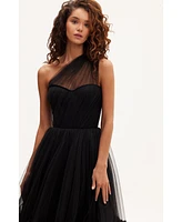 Milla Women's One-Shoulder Cocktail Tulle Dress