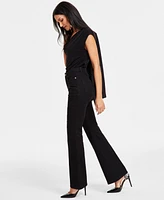 I.n.c. International Concepts Women's High-Rise Flare Jeans, Exclusively at Macy's