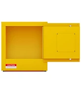 Flammable Safety Cabinet, Galvanized Steel, Laboratory Cabinets Explosion-Proof Cabinets Anti-Corrosion Chemical Reagents Instruments Protection Suppl
