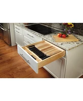 Rev-a-Shelf Trim to Fit Knife Block 19 Slot Drawer Organizer Insert, 4WKB-1