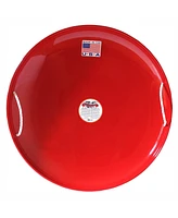 Flexible Flyer Steel Saucer 26" Metal Winter Snow Sled for Kids and Adults, Red