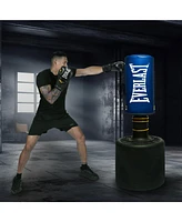 Everlast Powercore Free Standing Heavy Duty Fitness Training Bag with Kit, Blue