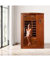 Dynamic Saunas Venice Elite 2 Person Ultra Low Emf Infrared Therapy Home Sauna