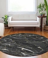 Addison Chantille Mahine Washable ACN1048 8'x8' Round Area Rug
