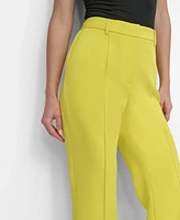 Dkny Women's Pintuck Flare-Leg Pants