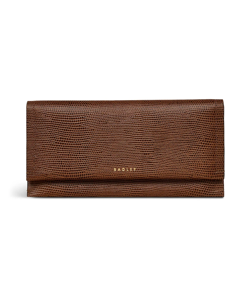 Radley London Oak Street Faux Lizard Flap Over Wallet