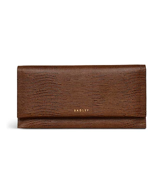 Radley London Oak Street Faux Lizard Flap Over Wallet