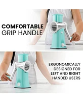 Rotary Cheese Grater with 5 Interchangeable Stainless Steel Blades