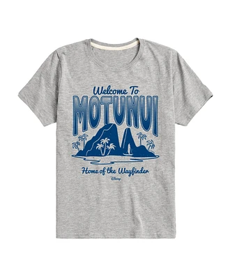 Hybrid Big Boys Moana 2 Motunui Graphic Tee