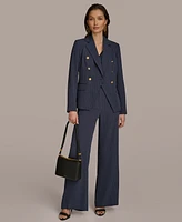 Donna Karan New York Women's Pinstripe Double-Breasted Blazer