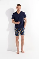 Hom Usa Men's Lucky Short Pajama Set