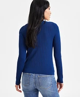 I.n.c. International Concepts Women's Crewneck Cardigan Sweater, Exclusively at Macy's