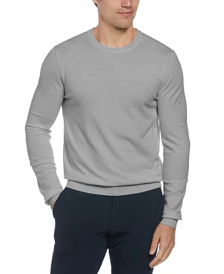 Perry Ellis Men's Crewneck Tech Pullover Sweater