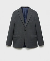 Mango Men's Eu Slim-Fit Virgin Wool Suit Jacket