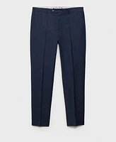 Mango Men's Virgin Wool Slim-Fit Suit Pants