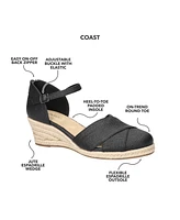 Easy Street Women's Coast Espadrille Wedge Sandals