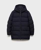 Mango Men's Water-Repellent Quilted Coat