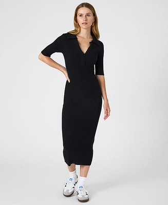 French Connection Women's Cosysoft V-Neck Midi Dress