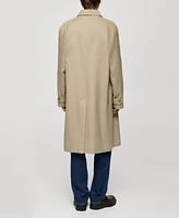 Mango Men's Relaxed-Fit Water-Repellent Trench Coat