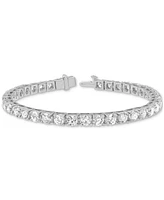 Diamond Prong-Set Tennis Bracelet (12 ct. t.w.) in 14k White Gold