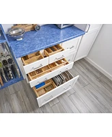 Rev-a-Shelf Trim-to-Fit Shallow Drawer Organizer Insert, 18.5 x 22 In, 4WUT-1SH