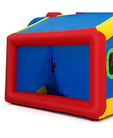 Gymax Kids Gift Inflatable Bounce House Slide Jumping w/480W Blower