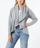 Cable & Gauge Women's Soft Plush Open Front Cardigan