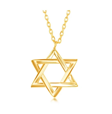 Simona Sterling Silver Star of David Necklace