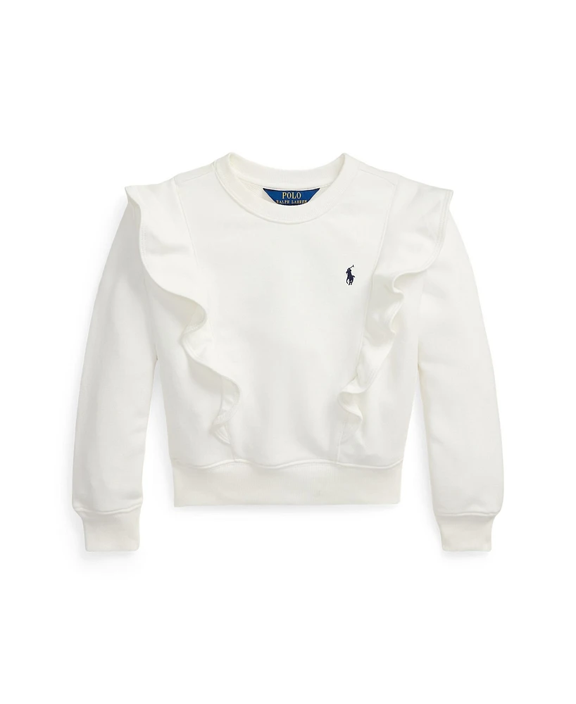 Polo Ralph Lauren Toddler & Little Girls Ruffled French Terry Sweatshirt