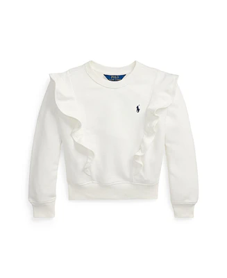 Polo Ralph Lauren Toddler & Little Girls Ruffled French Terry Sweatshirt