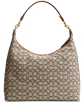 Coach Juliet Signature Jacquard Shoulder Bag