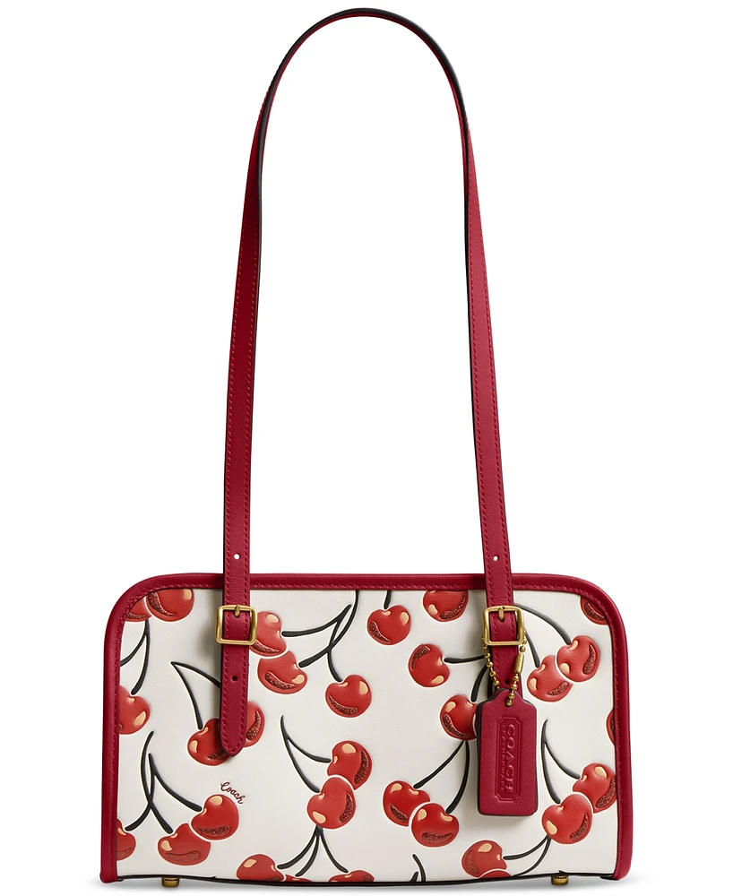 Coach Originals Cherry Print Leather Swing Shoulder Bag