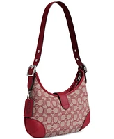 Coach Originals Signature Jacquard Hamptons Hobo Bag