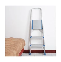 Slickblue 3-Step Folding Ladder Non-Slip Platform Stool with 330 lbs Load Capacity