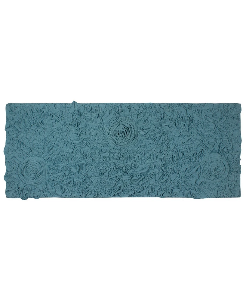 Home Weavers Bell Flower Runner Bath Rug, 21" x 54"