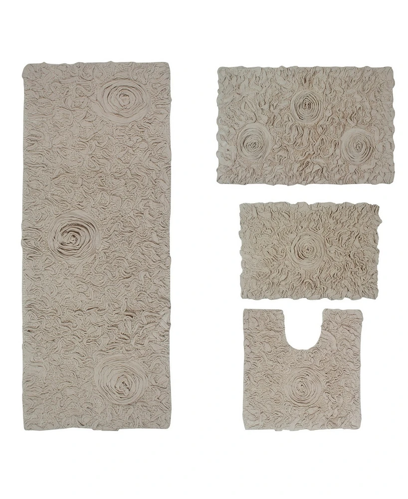 Home Weavers Modesto 4-Pc Bath Rug Set