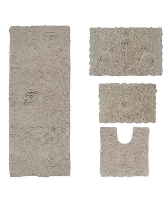 Home Weavers Modesto 4-Pc Bath Rug Set