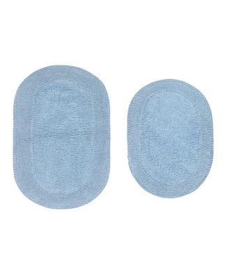 Home Weavers Double Ruffle -Pc. Bath Rug Set