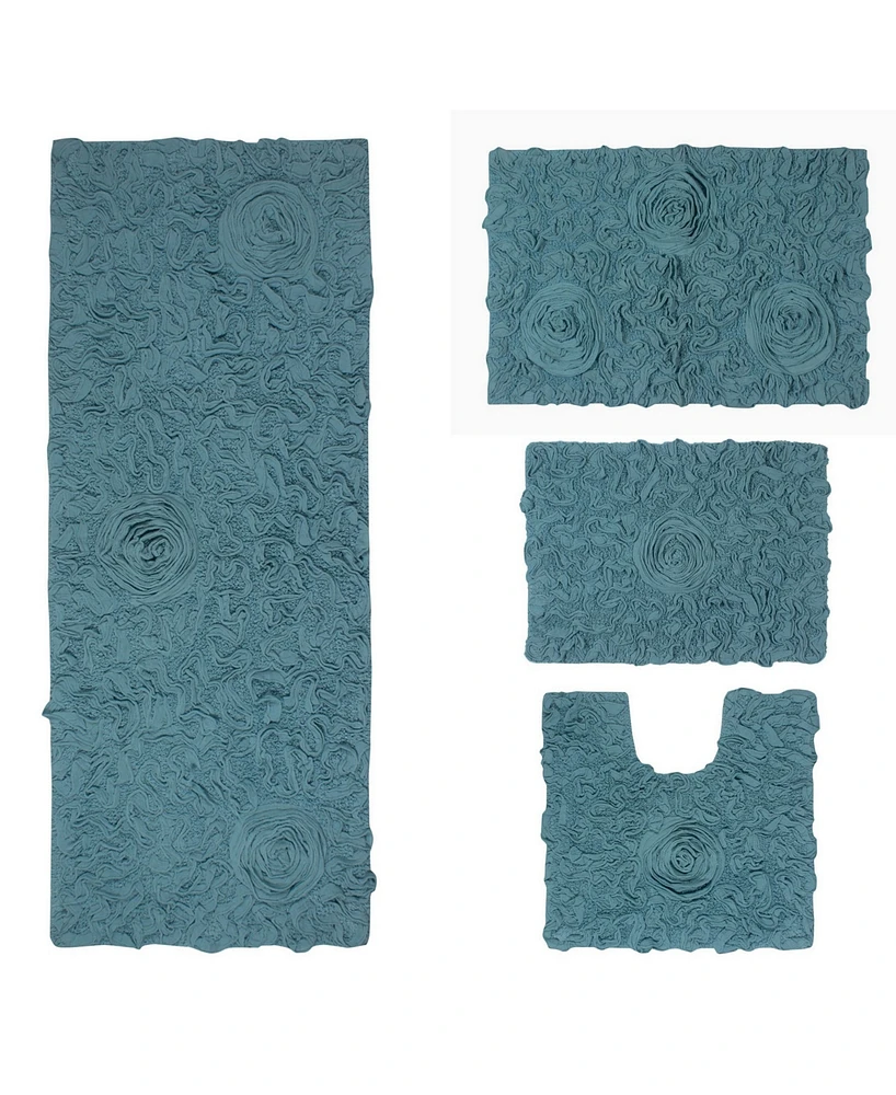 Home Weavers Modesto 4-Pc Bath Rug Set