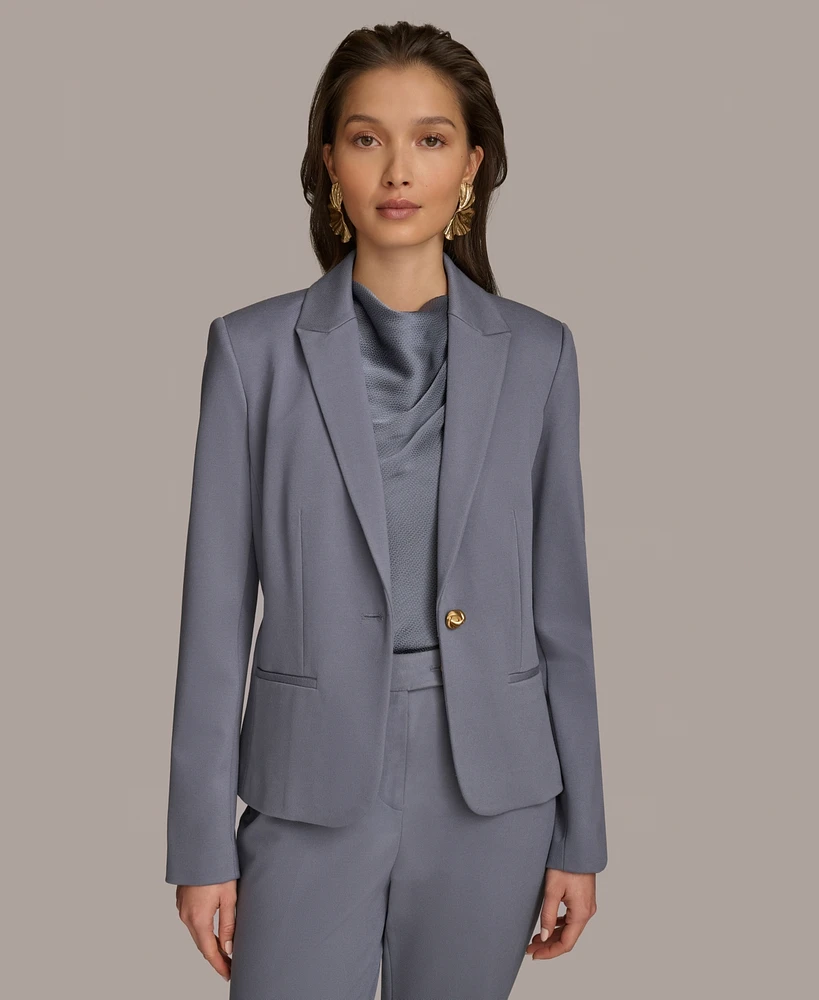 Donna Karan New York Women's One Button Blazer