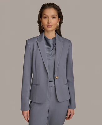 Donna Karan New York Women's One Button Blazer