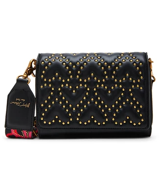 Betsey Johnson Heart Stud Crossbody Bag