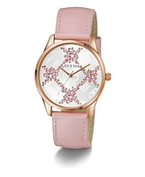 Guess Women's Analog Genuine Leather Watch