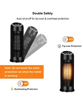Skonyon 1500 W Led Portable Oscillating Ptc Ceramic Space Heater
