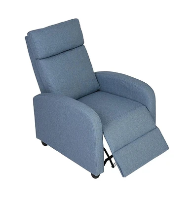 Slickblue Fabric Recliner Chair – Adjustable Single Sofa for Home Theater and Reading Living Room & Bedroom